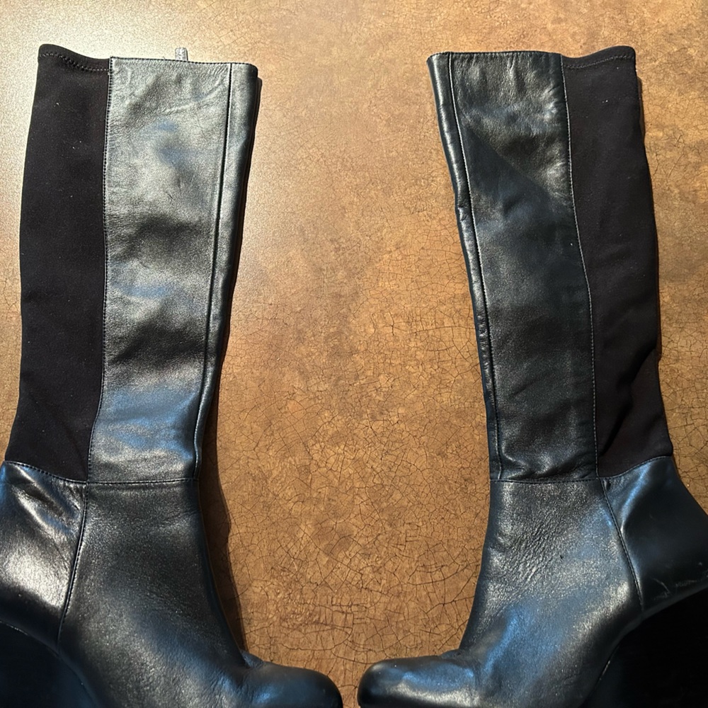 Michael Kors wedged below the knee boots